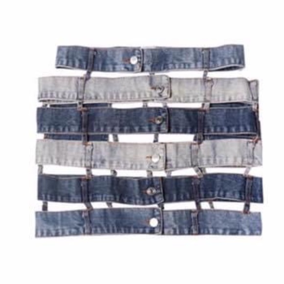 Denim Cage Skirt - Picture 1 of 1